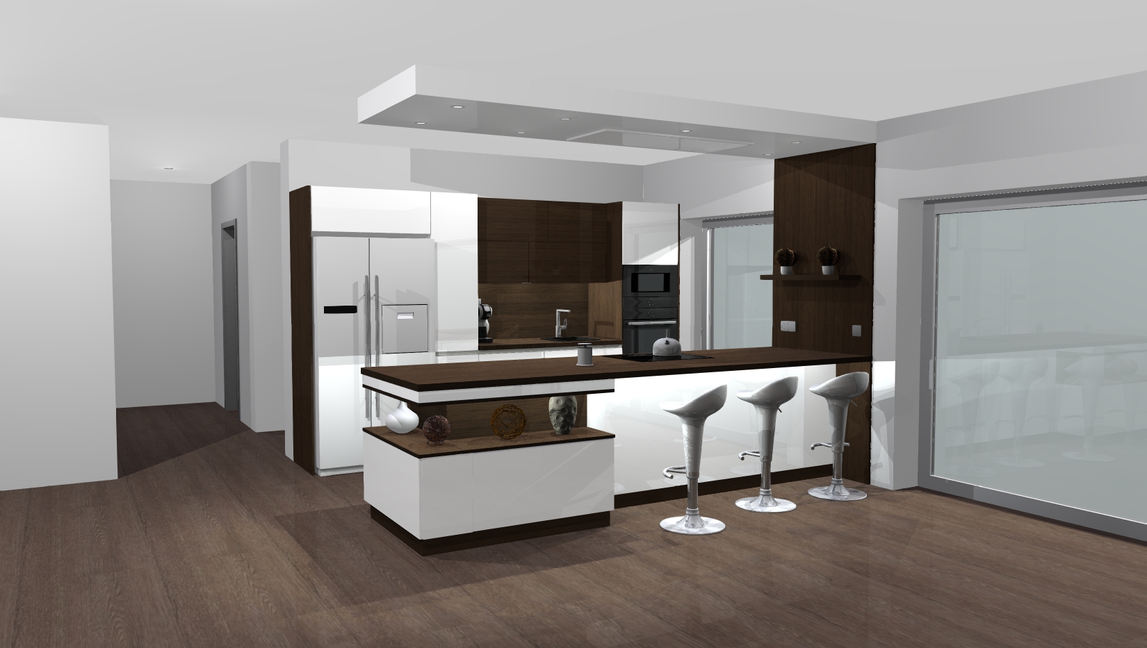 3D Návrh kuchyně Frýdek-Místek
