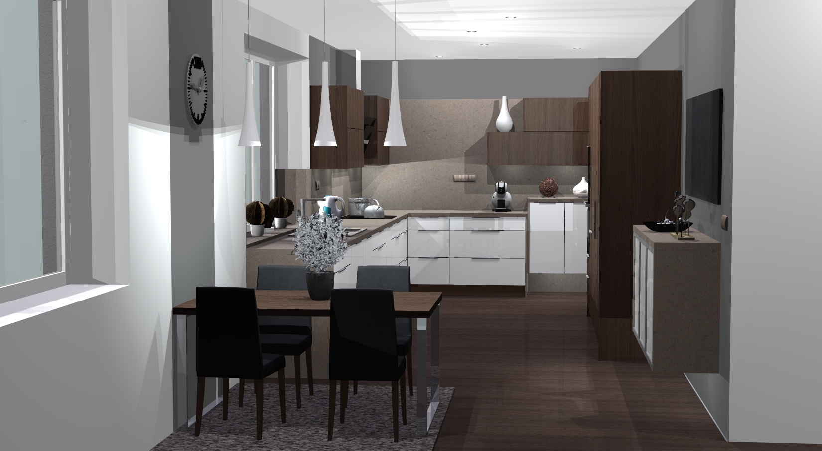 3D Návrh kuchyně Olomouc